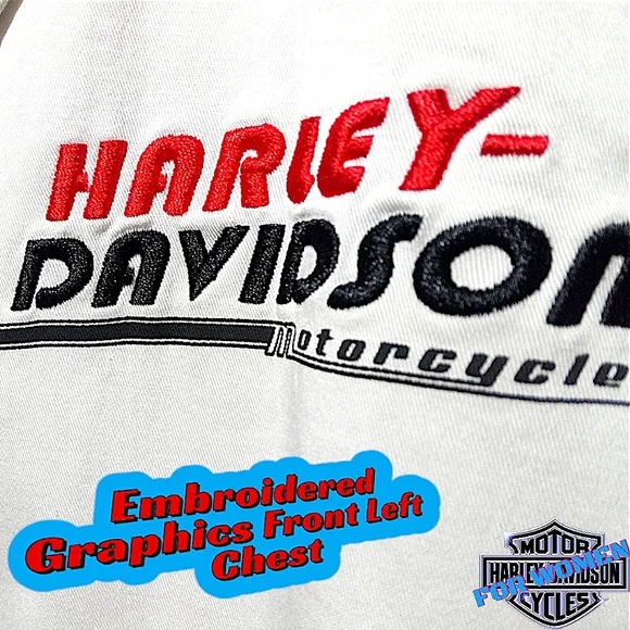 New Harley-Davidson S/L Woven Zip Up Vertical Stripe Vest | Women's 3W (Plus 3X) - Picture 16 of 16